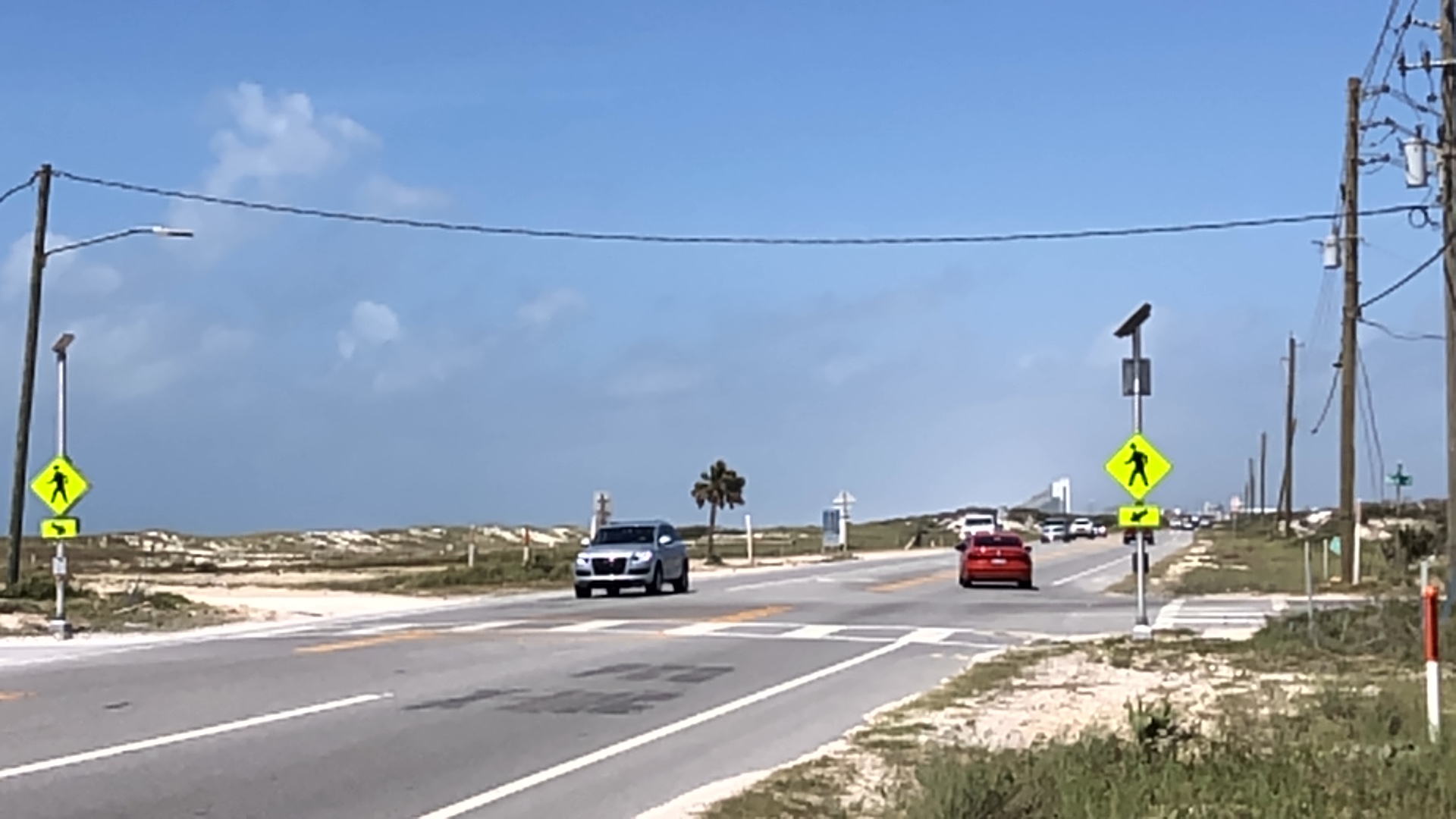 Crosswalk at River Road Repaired May 2021